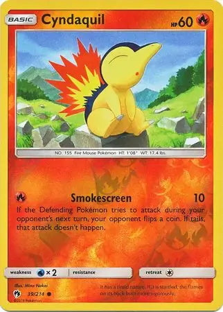 Lost Thunder Cyndaquil #39/214 reverse holo
